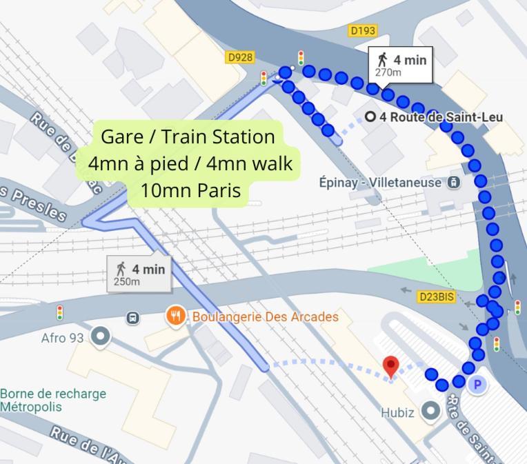 Gare En Face A Pied - Paris 10Mn - Parking Prive Gratuit - De 1 A 8 Personnes - Souplex - Tout Equipe - Entierement Renove Montmagny المظهر الخارجي الصورة